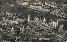 11774579 London Houses Of Parliament Westminster Abbey County Hall Aerial View - Altri & Non Classificati