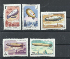 RUSIA   YVERT  5877/81   MNH  ** - Zeppelin