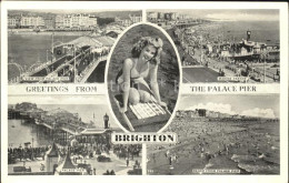 11774543 Brighton Hove Palace Pier Marine Parade Beach Badenixe  - Other & Unclassified