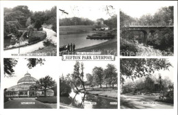 11774497 Liverpool Sefton Park Bridge Lake Boathouse Statue Palm House Liverpool - Other & Unclassified