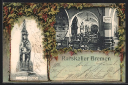 AK Bremen, Ratskeller Und Der Roland  - Bremen