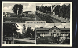 AK Waldliesborn, Haus Karola, Villenpartie, Bohrturm, Badehaus  - Other & Unclassified