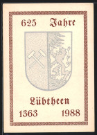 AK Lübtheen, Wappen Der 625 Jahre Alten Stadt  - Lübtheen