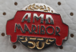 Auto Moto Club AMD Maribor 50 Years Slovenia Ex Yugoslavia Pin - Other & Unclassified