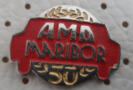 Auto Moto Club AMD Maribor 50 Years Slovenia Ex Yugoslavia Pin - Andere & Zonder Classificatie