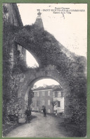 CPA  - HAUTE GARONNE - SAINT BERTRAND DE COMMINGES - ENTREE DE LA VILLE - Animation - Cachet Hopital Temporaire Au Dos - Saint Bertrand De Comminges