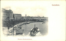 11774469 London Thames Embankment Steamer Cleopatra's Needle Obelisk - Other & Unclassified