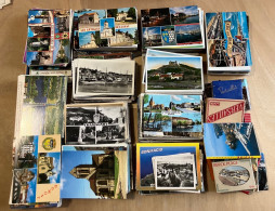 Lot De 1175 Cpsm Et Cpm + 14 Carnets - 500 Postales Min.