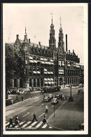 AK Amsterdam, Postkantoor, Strassenbahn  - Tramways