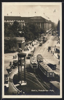 AK Berlin, Strassenbahnen Auf Dem Potsdamer Platz  - Tramways