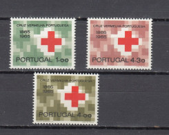 Portugal 1965 Red Cross MNH Set (11-127) - Unused Stamps