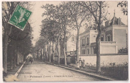 Puiseaux - Avenue De La Gare ( Tampon A. Briais Directeur D'école ) - Puiseaux