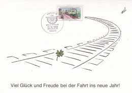 Germany Berlin 1988 150 Jahre Eisenbahn Berlin - Potsdam FDC Mi 822 RARE Special - Lettres & Documents