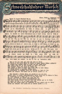 H1926 - Litho Anton Günther Liedkarte - Schneeschuhfahrer Marsch - Gottesgab Sudetengau - Muziek En Musicus