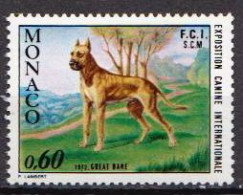 Monaco MNH Stamp - Hunde