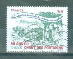 FRANCE - N°5686 Oblitéré - Musique. 80°anniversaire Du Chant Des Partisants. - Used Stamps