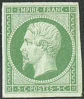 **  No 12b, Vert Foncé, Superbe. - R - 1853-1860 Napoleon III