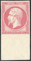 **  No 17B, Rose, Bdf, Superbe. - RR - 1853-1860 Napoléon III.