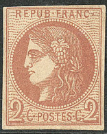 (*) No 40Bd, Brun-rouge Foncé. - TB - 1870 Ausgabe Bordeaux