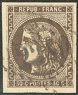 No 47b, Brun-noir. - TB. - R - 1870 Ausgabe Bordeaux