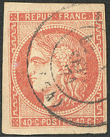 No 48d, Rouge-sang. - TB - 1870 Ausgabe Bordeaux