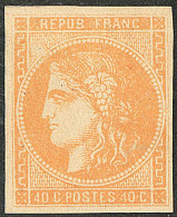 * No 48h, Jaune-orange, Très Frais. - TB. - R - 1870 Emission De Bordeaux