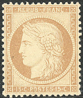 * No 59, Bistre, Très Frais. - TB - 1871-1875 Ceres