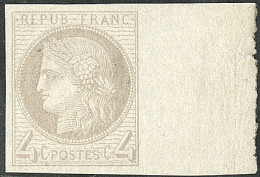 **  Non Dentelés. No 52b, Bdf. - TB - 1871-1875 Cérès