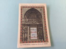 Image Pieuse - Notre-Dame De CHARTRES. - Souvenir Annuel 1910 - Godsdienst & Esoterisme