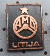 Auto Moto Club AMD LITIJA Slovenia Ex Yugoslavia Pin - Otros & Sin Clasificación