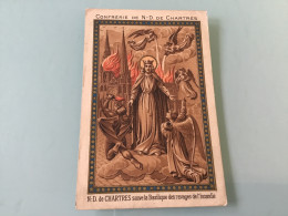 Image Pieuse - Notre-Dame De CHARTRES. - Souvenir Annuel 1909 - Religion & Esotericism