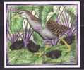 FIJI 2007 BAR-WINGED RAIL BIRD MS  MNH - Fiji (1970-...)