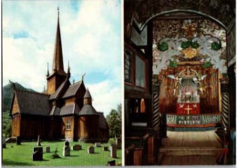 LOM. -  The Old Stave Church At Los.       Non Circulée. - Noorwegen