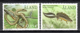 Aland 2002 / Reptiles Amphibians MNH Anfibios Reptilien / Mo35  38-8 - Sonstige & Ohne Zuordnung