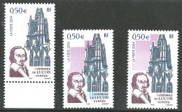 **  Cathédrale De Luçon. Nos 3712a Bdf, 3712b, + Ordinaire. - TB - Andere & Zonder Classificatie