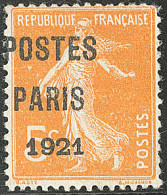 Postes Paris. Surcharge Déplacée. No 27. - TB - 1893-1947