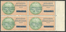 **  Poste Aérienne. No 1a, Deux Paires Verticales Formant Bloc De Quatre Bdf, Superbe. - RRR - War Stamps