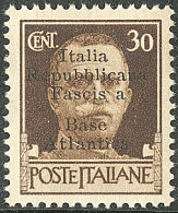 * Surcharge "Fascis A". No 5a. - TB - War Stamps
