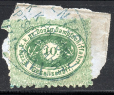 3029.BULGARIA, DDSG 10 KR. SILISTRIA POSTMARK. - Donau Stoomschip Maatschappij (DDSG)