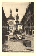 11773932 Bern BE Zaehringerbrunnen Und Zeitglockenturm Bern - Other & Unclassified