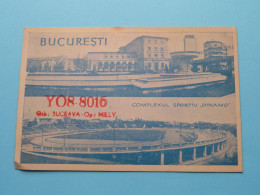 SUCEAVA YO8-8016 Milly - Radio Club Bucuresti / Complexul Sportiv DINAMO ( See / Voir ++ Scans ) 1963 ! - Radio Amatoriale