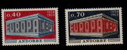 Andorre Francaise -  1969 - Europa  -Neufs** - MNH  - - Ungebraucht