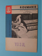 YO 3 JL - Roumanie ( See / Voir ++ Scans ) 1962 ! - Radio-amateur