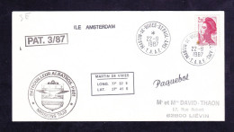 2 04	356	-	Pat. Albatros - Pat. 3/87   Obl. 22/09/1987 - Scheepspost