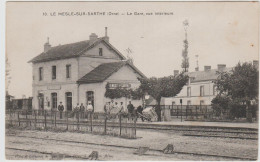 CARTE POSTALE   LE MESLE SUR SARTHE 61  La Gare,vue Intérieur - Le Mêle-sur-Sarthe