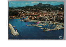 NICE 06 - Le Port Et Le Boulevard Frank Pilatte  Vue Generale  - Parcs Et Jardins