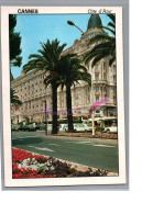 CANNES 06 - La Croisette Et L'Hôtel Carlton Carte Vierge - Cannes