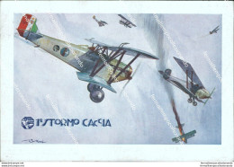 Be336 Cartolina  Militare Arma Aeronautica 1 Stormo Caccia Noi Tireremo Diritto. - Other & Unclassified