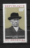 PA - 1968 - N° 63 **MNH - Konrad Adenauer - Sénégal (1960-...)