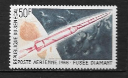 PA - 1966 - N° 49 **MNH - Prémier Satellite Français - Senegal (1960-...)